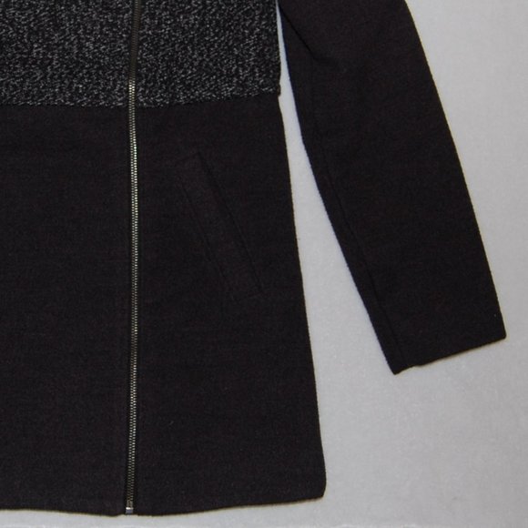 Cherokee Girls L (Bust:34"), Winter Coat with Off Center Zip Closure, Dark Gray - Picture 8 of 12
